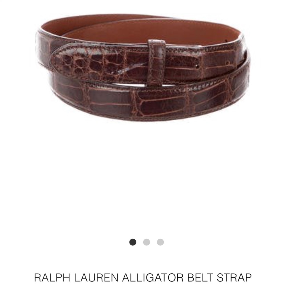 Ralph Lauren Alligator Belt
